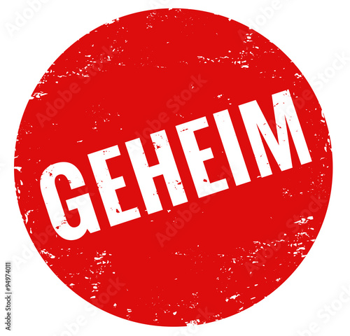 Stempel Grunge Top secret rot geheim Vektor