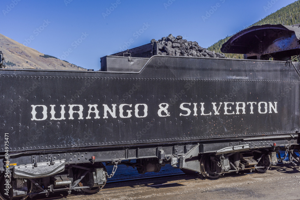 Obraz premium Coal Car Durango & Silverton Train