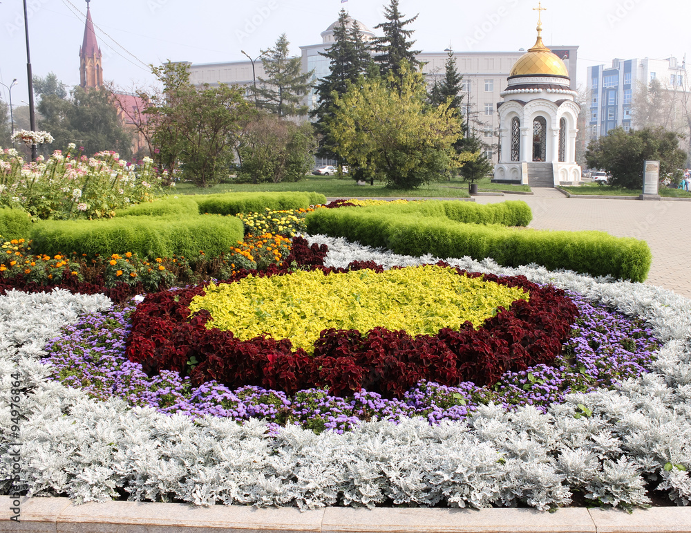Obraz premium City flowers