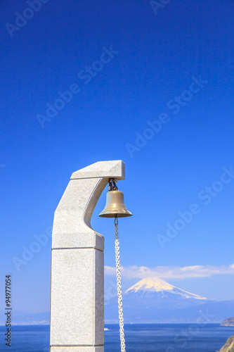 Mt. Fuji view from Lover’s Cape, Shizuoka, Japan photo