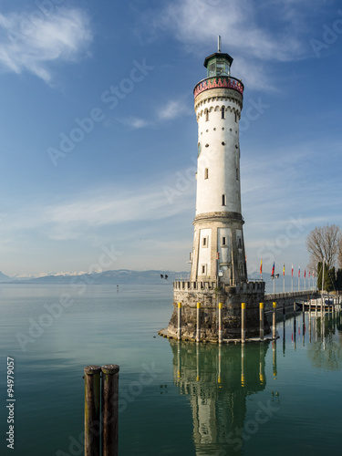Lindauer Leuchtturm am Bodensee