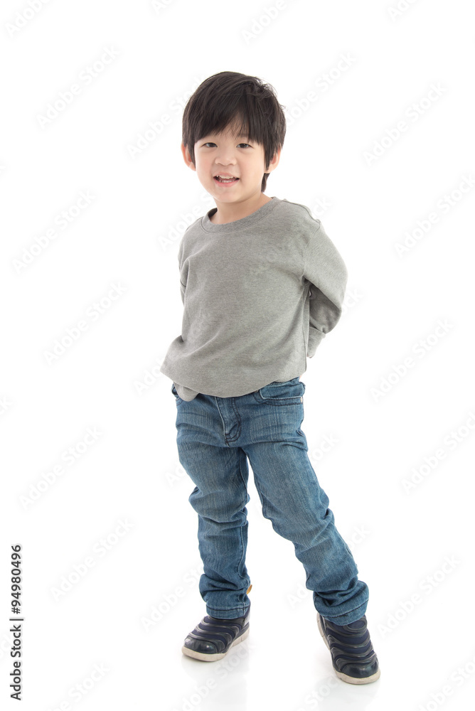 Happy little asian boy Happy little asian boy