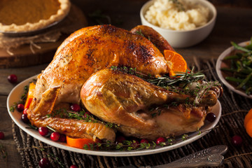 Homemade Roasted Thanksgiving Day Turkey