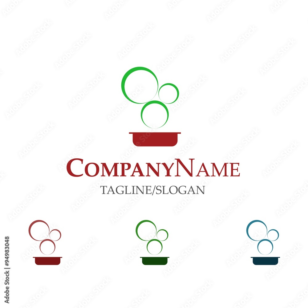Cleaning logo icon Vector Cleaning logo icon Vector