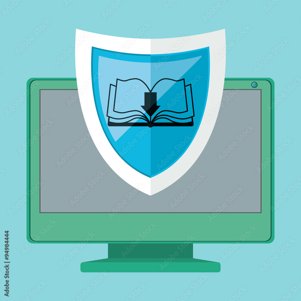 online bookstore , vector illustration