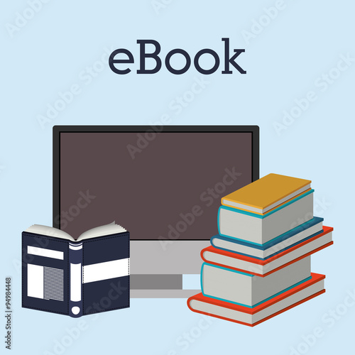 online bookstore , vector illustration