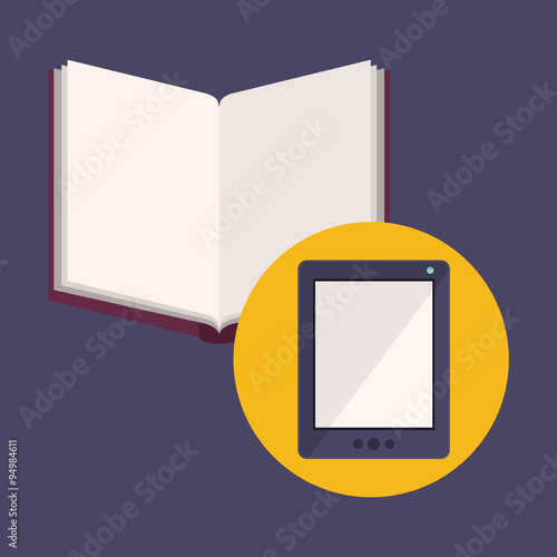 online bookstore , vector illustration