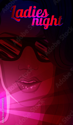 Vector ladies night.