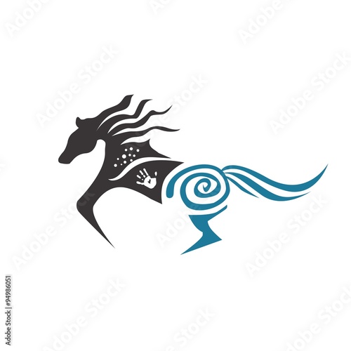 tribal horse