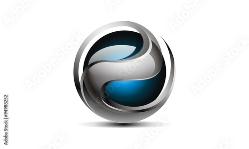 3D - e Modern Logo tech