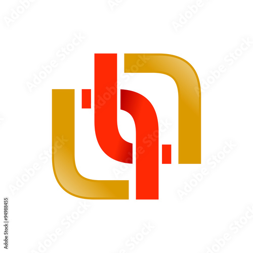 L Chain Logo Template