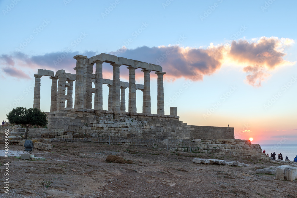 Fototapeta premium Ruins of Poseidon temple