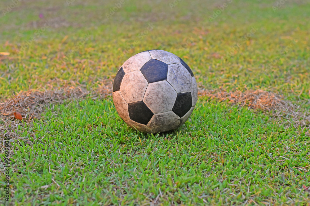 Fototapeta premium Old soccer field