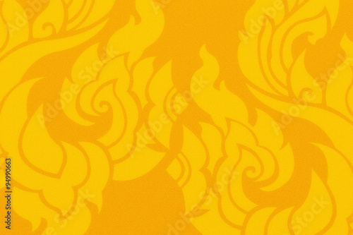 Gold thai art abstract background