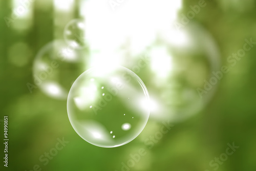 Blurred natural vector background