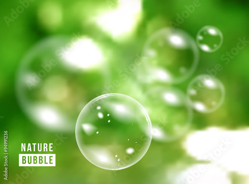 Blurred natural vector background