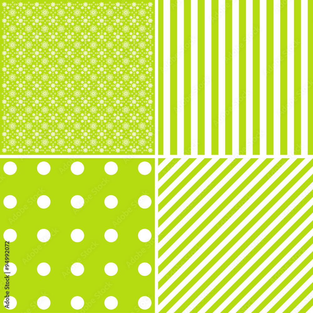 Set of four cute vector backgrounds. Set of four cute vector backgrounds.