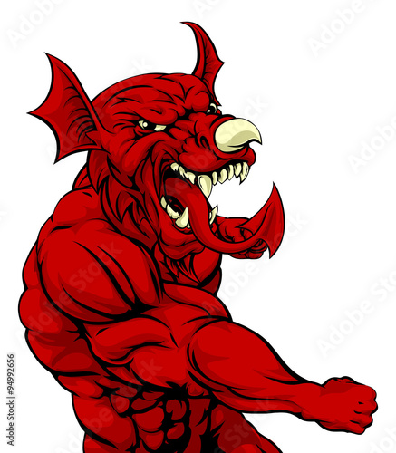Welsh Dragon Punching