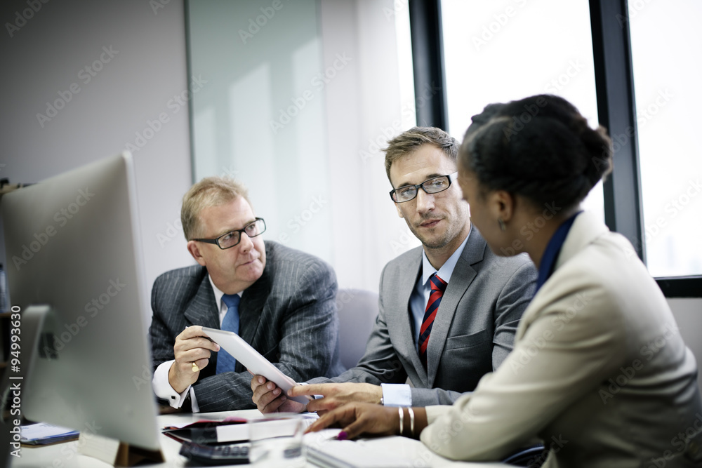 Business Team Corporate Organization Meeting Concept Business Team Corporate Organization Meeting Concept