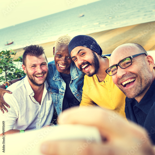 Diversity Friends Selfie Photo Togetherness Concept