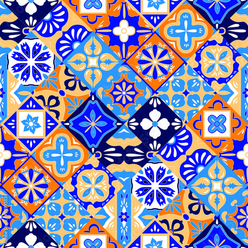 Mexican stylized talavera t...