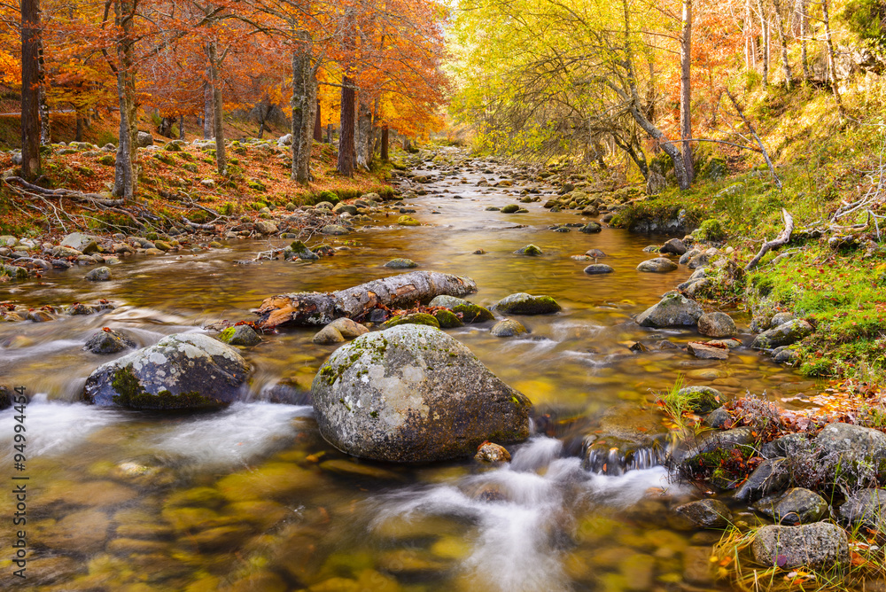 Iregua river at Sierra Cebollera Natural Park, La Rioja (Spain) Iregua river at Sierra Cebollera Natural Park, La Rioja (Spain)
