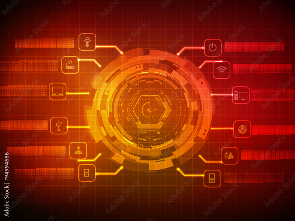 Background conceptual image of digital 3d icons Background conceptual image of digital 3d icons