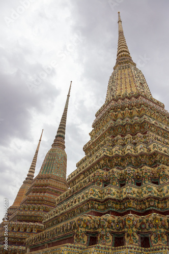Thai temple Stupa  