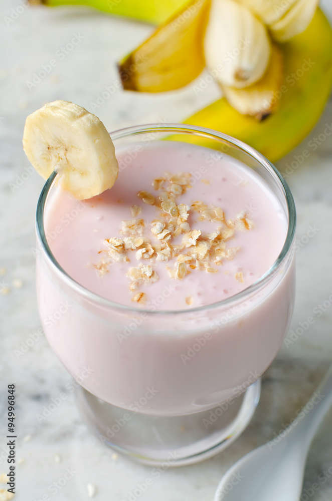 Smoothie on a marble background Smoothie on a marble background
