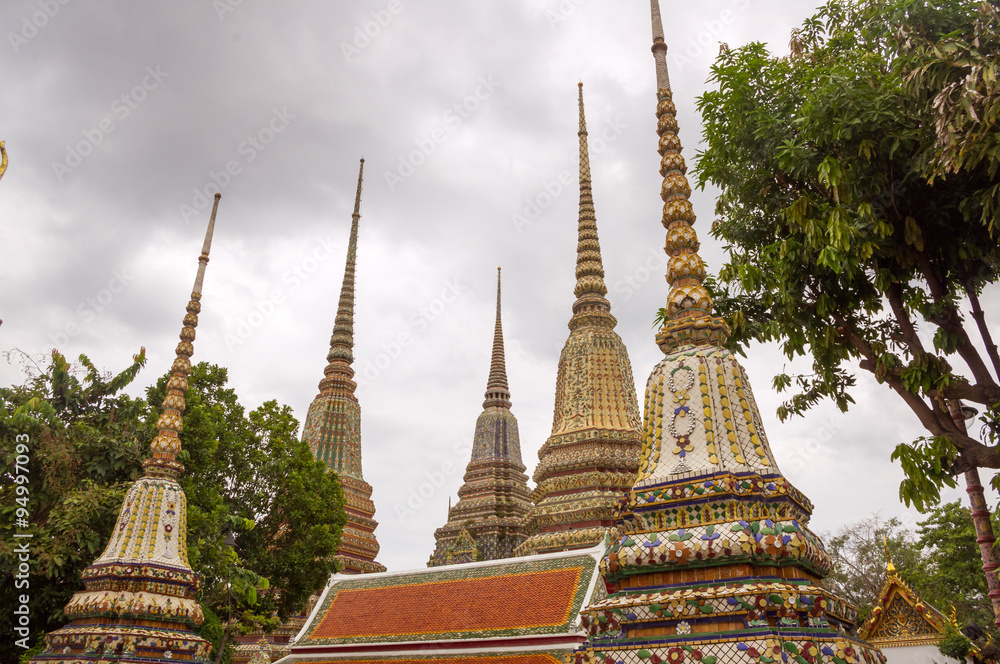 Fototapeta premium Thai temple,Stupa 