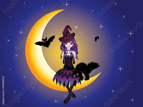 Witch on the Moon