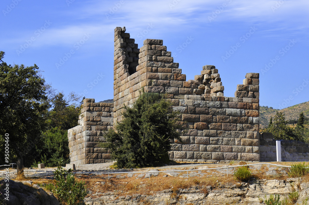Myndos Gate of famous tourism city Bodrum Turkey