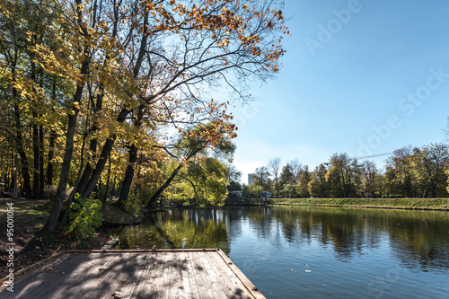 Fototapeta Naklejka Na Ścianę i Meble -  fall in Vorontsovsky park