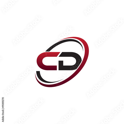 Modern Initial Logo Circle CD