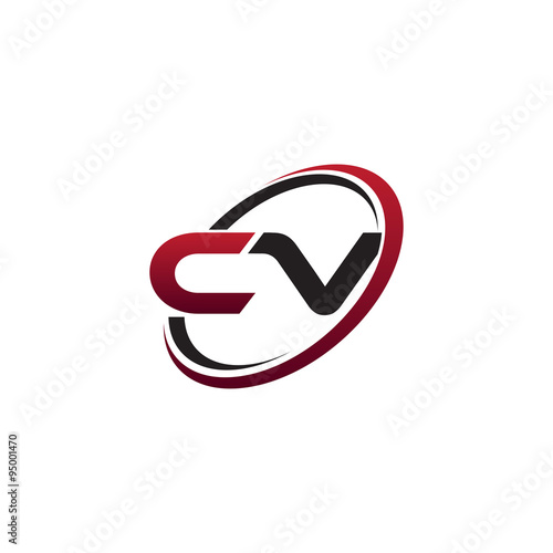 Modern Initial Logo Circle CV