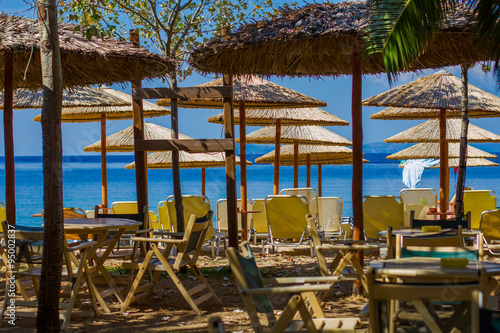 Sunshade On The Beach