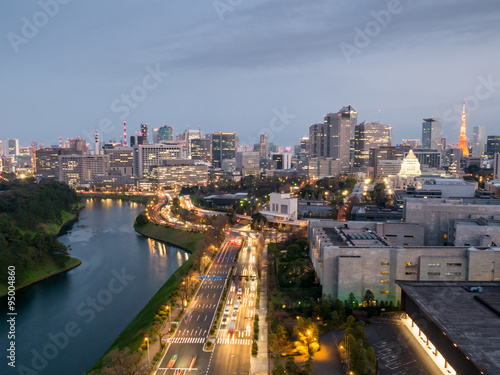 Tokyo skyline