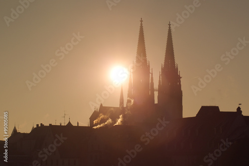 Dom Regensburg am Morgen