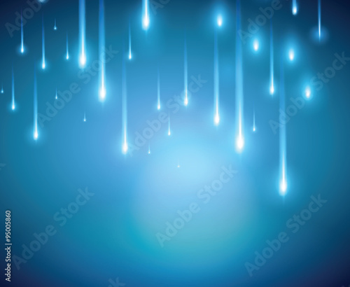 Blue Light and Blurred halation colored background vector