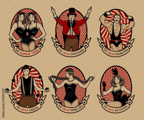 Pattern of the circus.