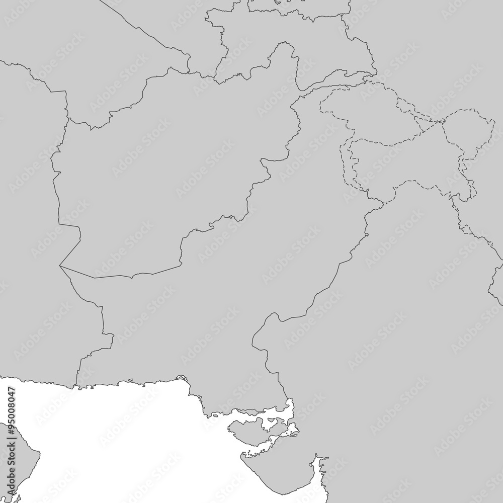 Pakistan Karte - Übersicht