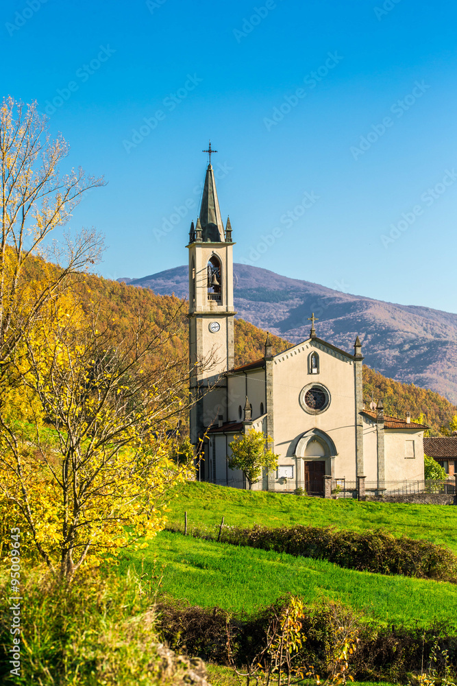 church in country outdoors