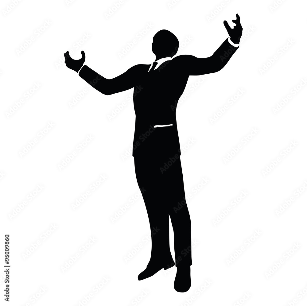 businessman silhouette businessman silhouette