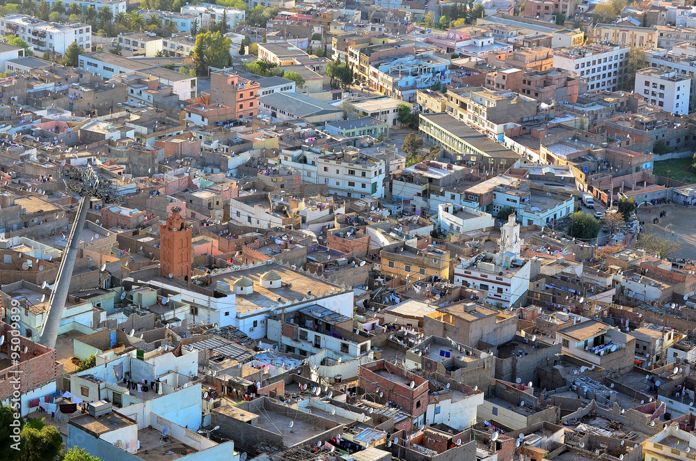 Obraz na płótnie Panorama miasta Tlemcen w Algierii w salonie