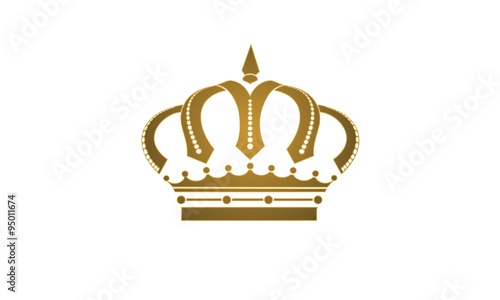 vector Golden Royal crown, a symbol of power and crowns / caps king / hat monarch