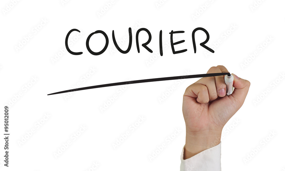 Courier Typography Concept Courier Typography Concept