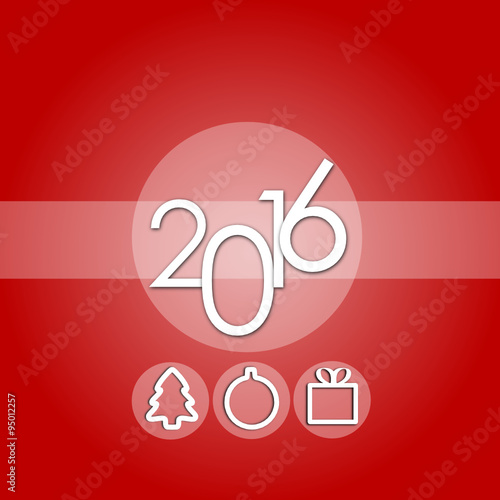 Carte Voeux 2016 Rouge