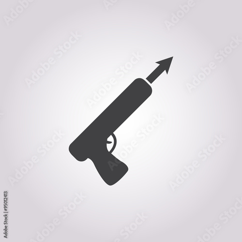 Vector illustration of harpoon icon