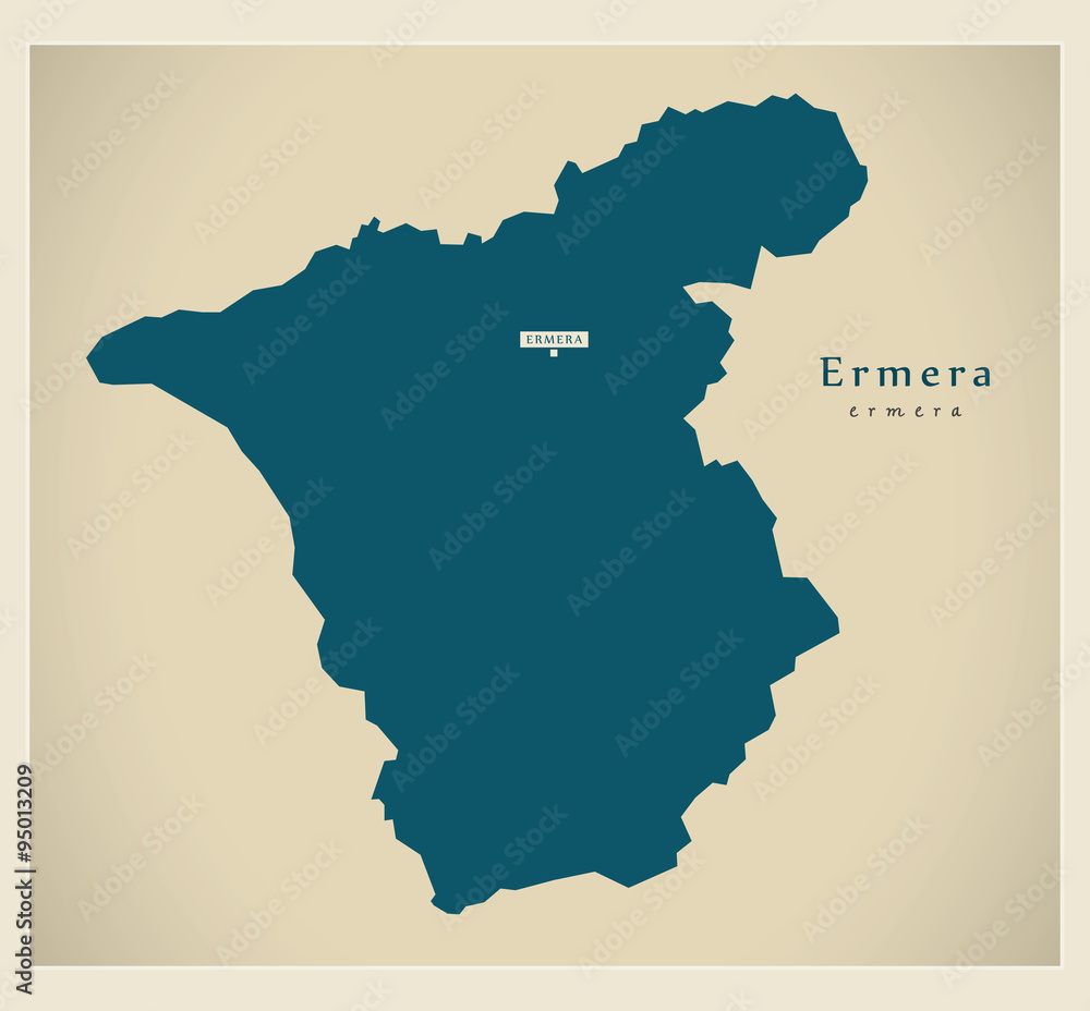 Modern Map - Ermera TL