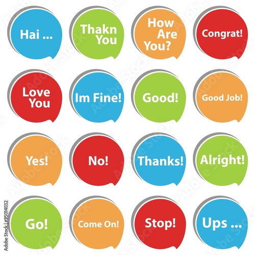 Bubble Chat Icon Design Vector